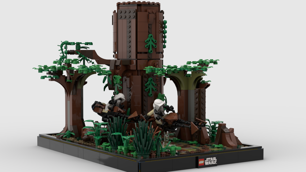 Lego Endor Diorama