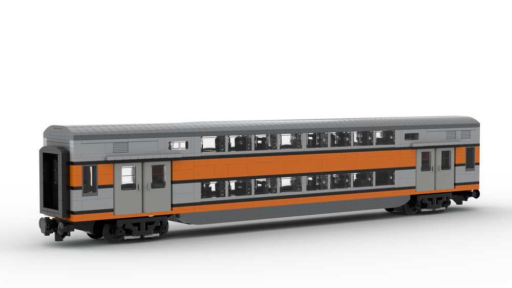Lego Wagon 2 - Rame VB2N -- SNCF -- MOC