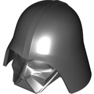 Lego Large Figure Head / Mask, Darth Vader Helmet / Black