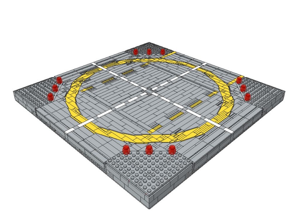 Lego 10497 landing pad