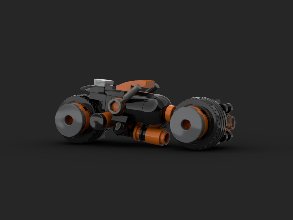 Lego Orange Lightning Motorcycle