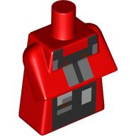 Lego Torso Special, Long with Folded Arms with Black/Silver Front Print