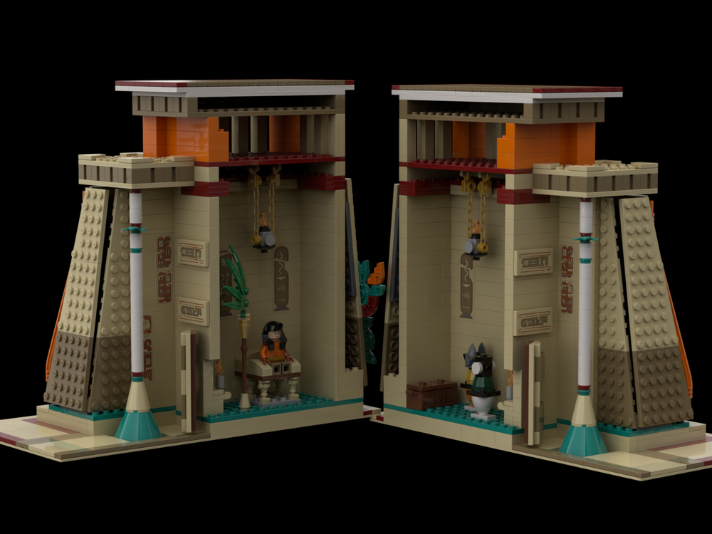 Lego Egyptian style - Seth Temple