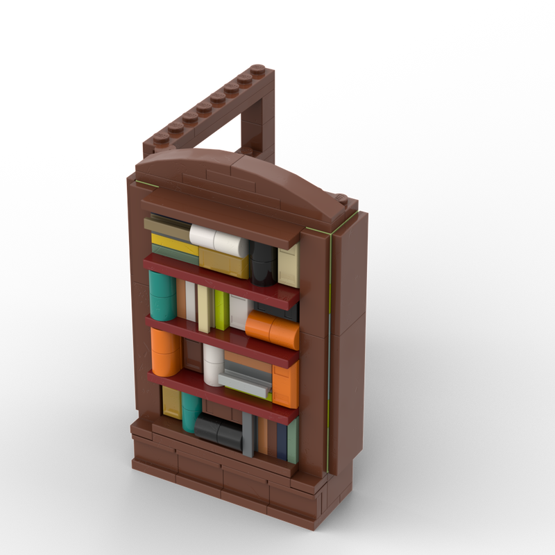 Lego Bookshelf with Hidden Storage