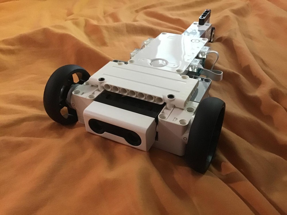 Lego Front wheel drive rear wheel steering car