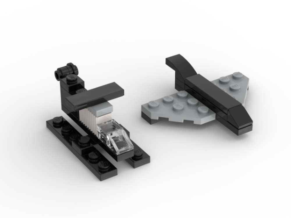 Lego Mini helicopter and airplane
