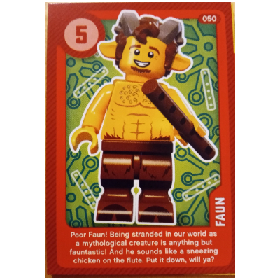 Lego Trading Card, Create the World Living Amazingly - Faun