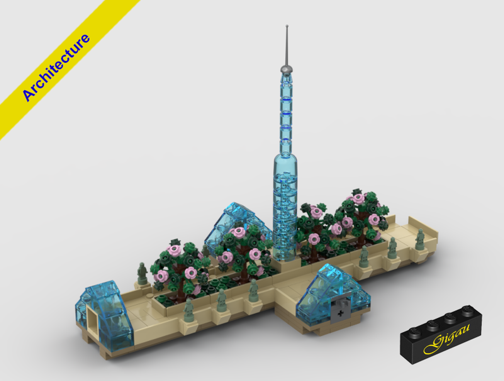 Lego Notre Dame's Roof Garden