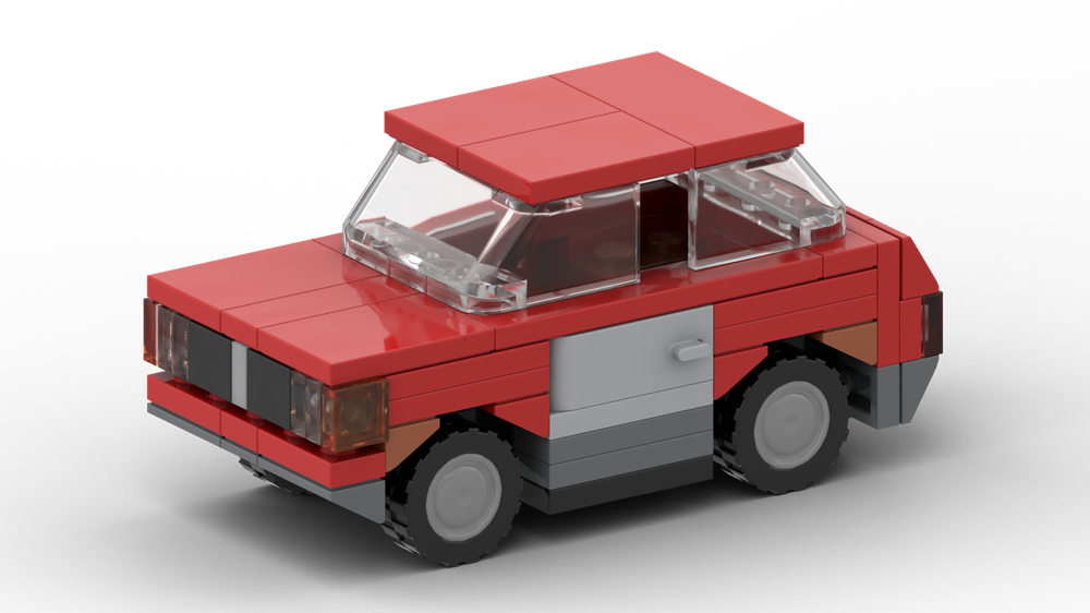 Lego Rusty small italian Car - Fiat Panda 1994
