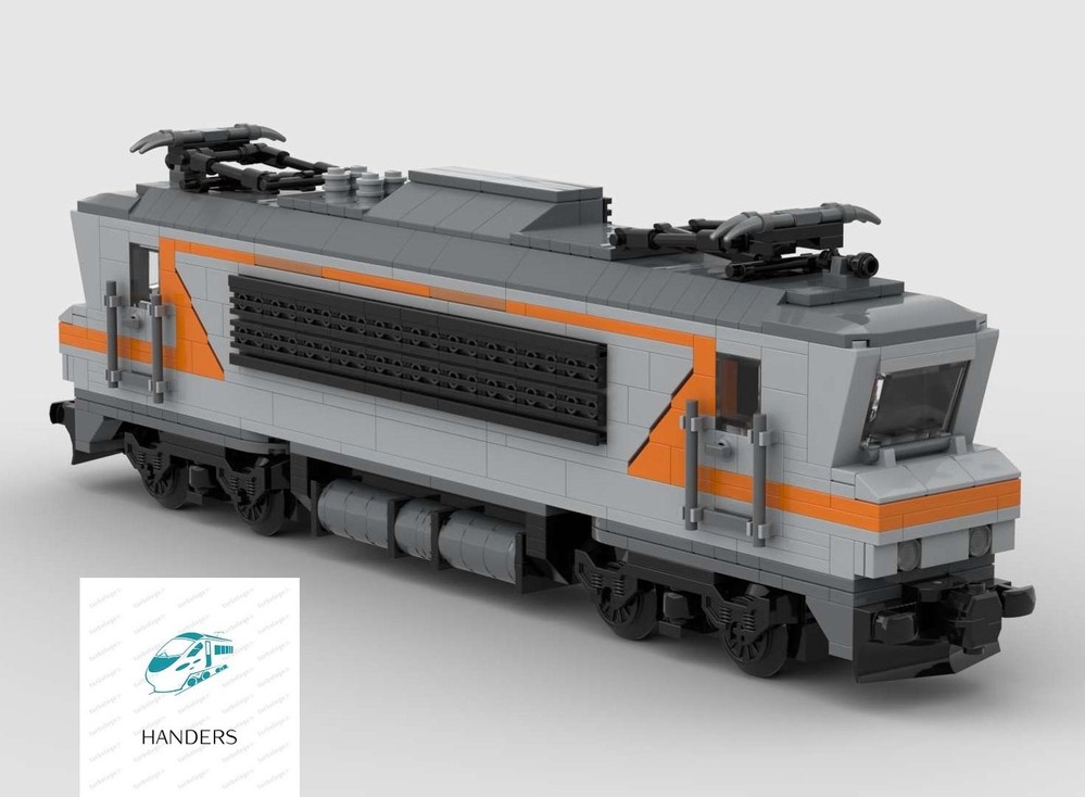 Lego French old Corail Locomotive
