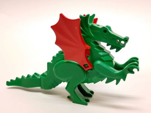 Lego Dragon, Classic with Red Wings