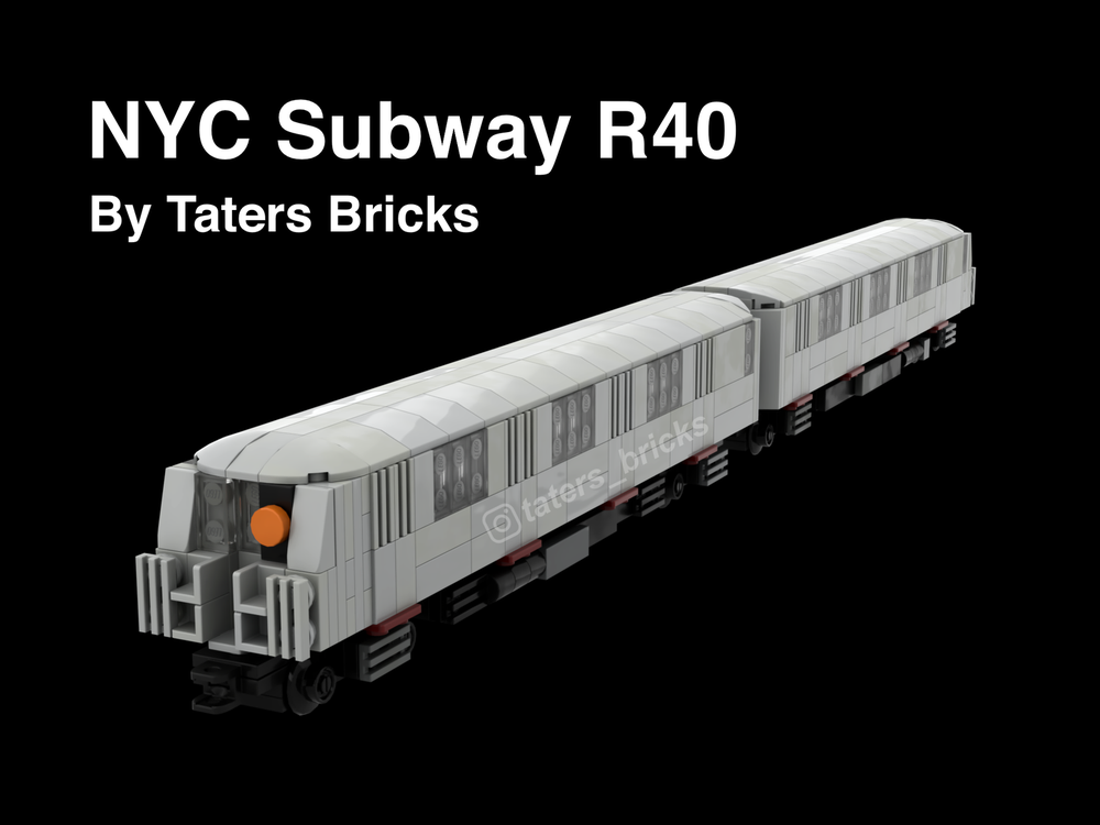 Lego NYC R40 Subway Car