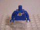 Lego Torso with Classic Space Logo Pattern (Sticker) / Blue Arms / Blue Hands