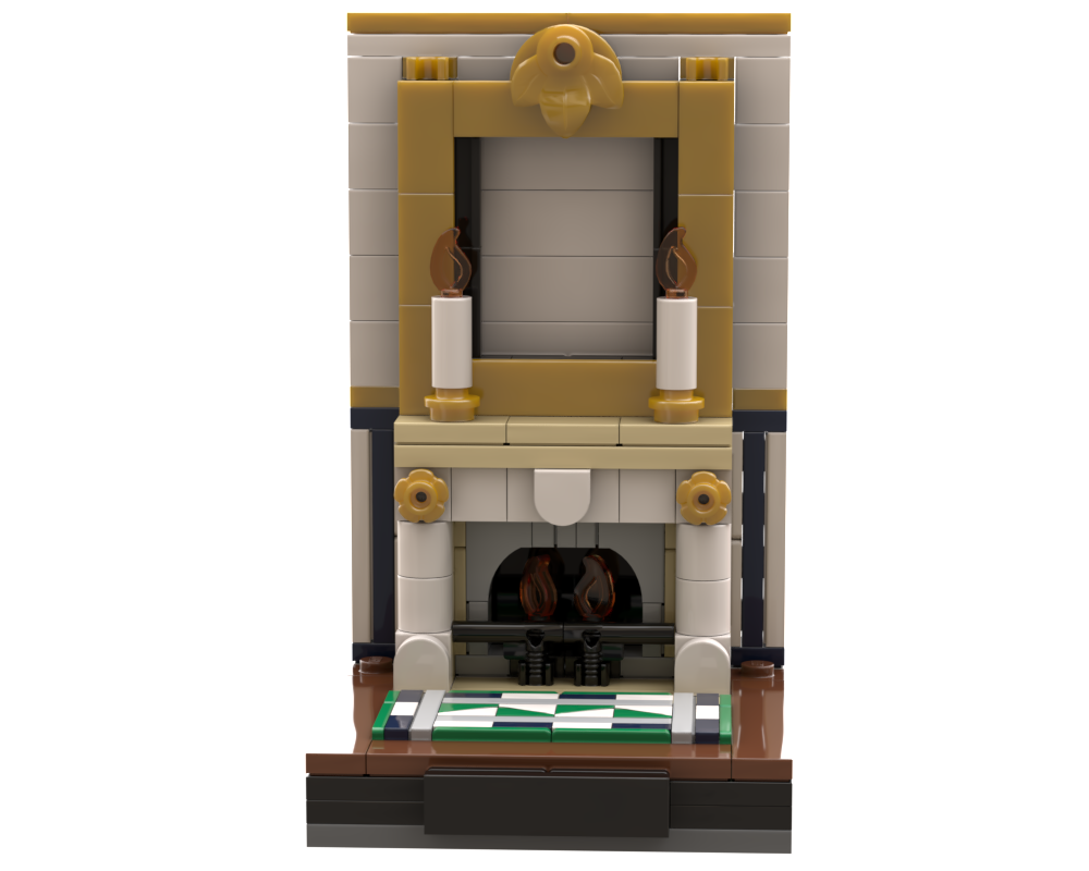 Lego Roseings Park Fireplace Photostand