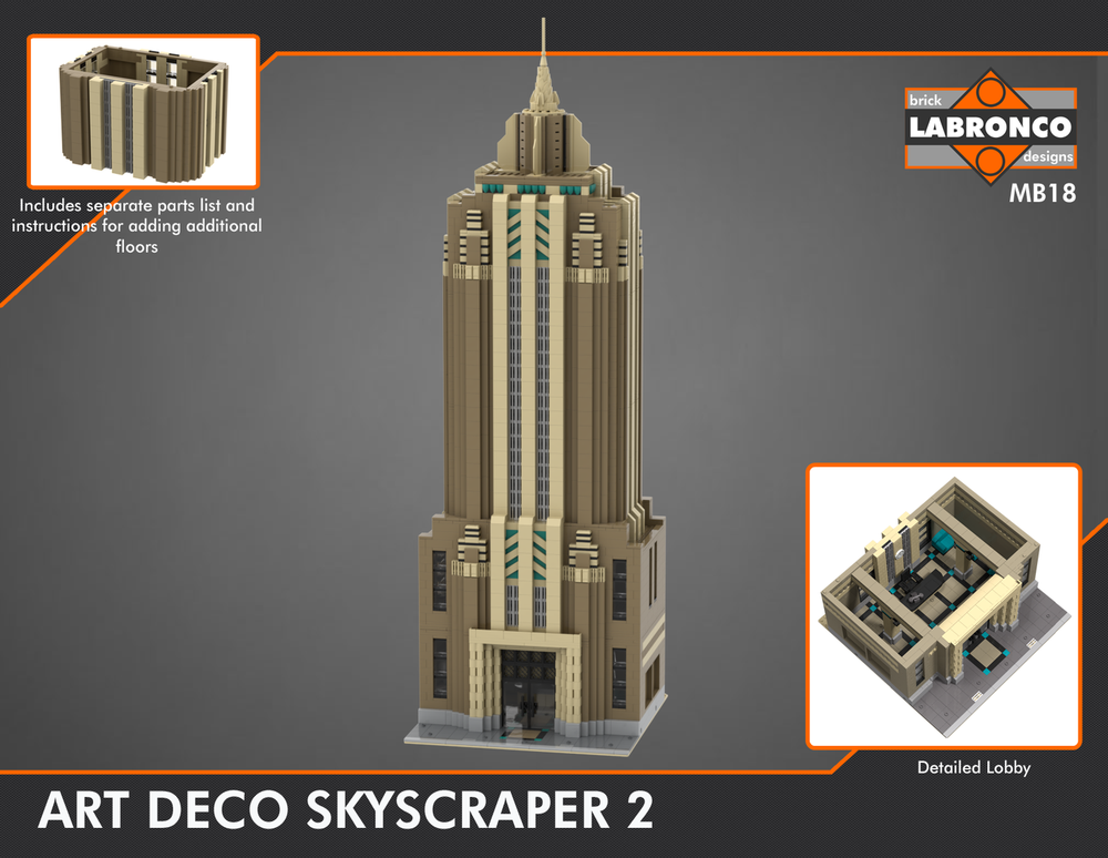 Lego MB18 - Art Deco Skyscraper 2