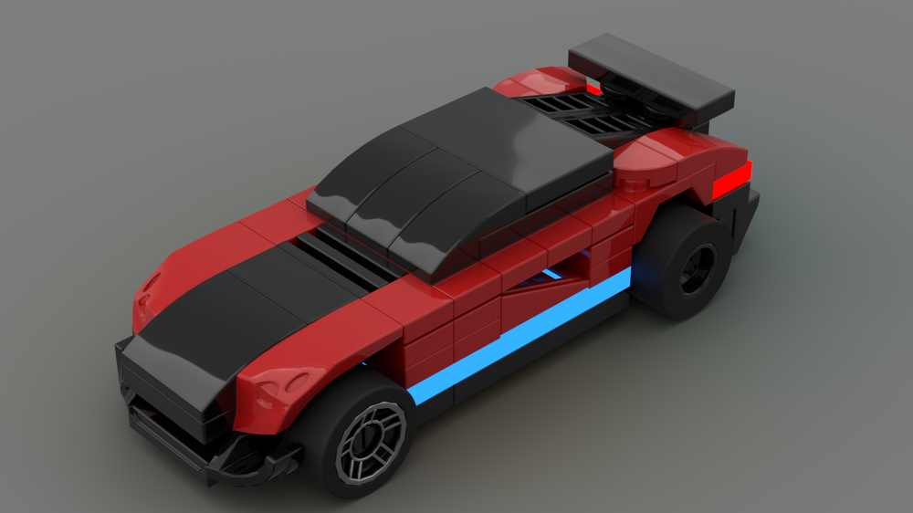 Lego Modular street neon racer (microscale)