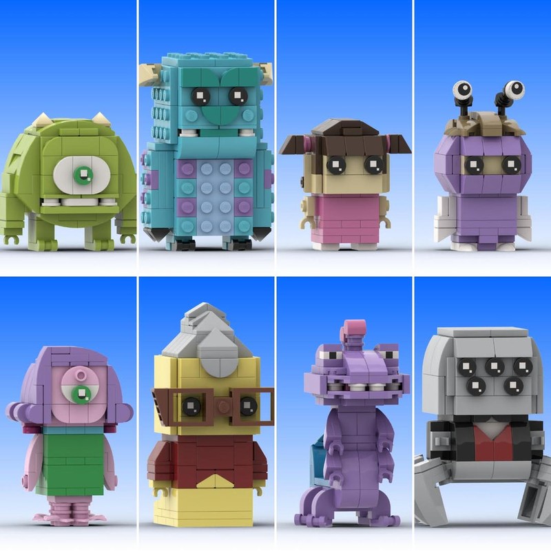 Lego "Monsters Inc" Brickheadz Bundle
