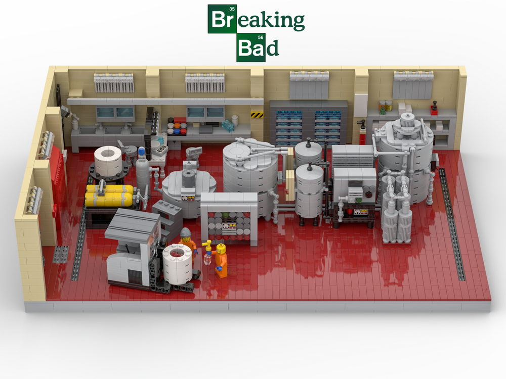 Lego Breaking Bad Superlab - "Hydrofluoric Acid Will Do The Job" Scene