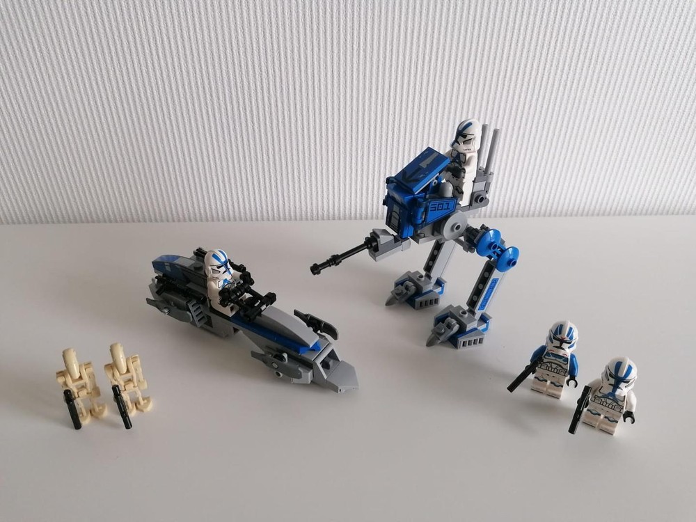 Lego 75280 Alternate - BARC speeder and AT-RT