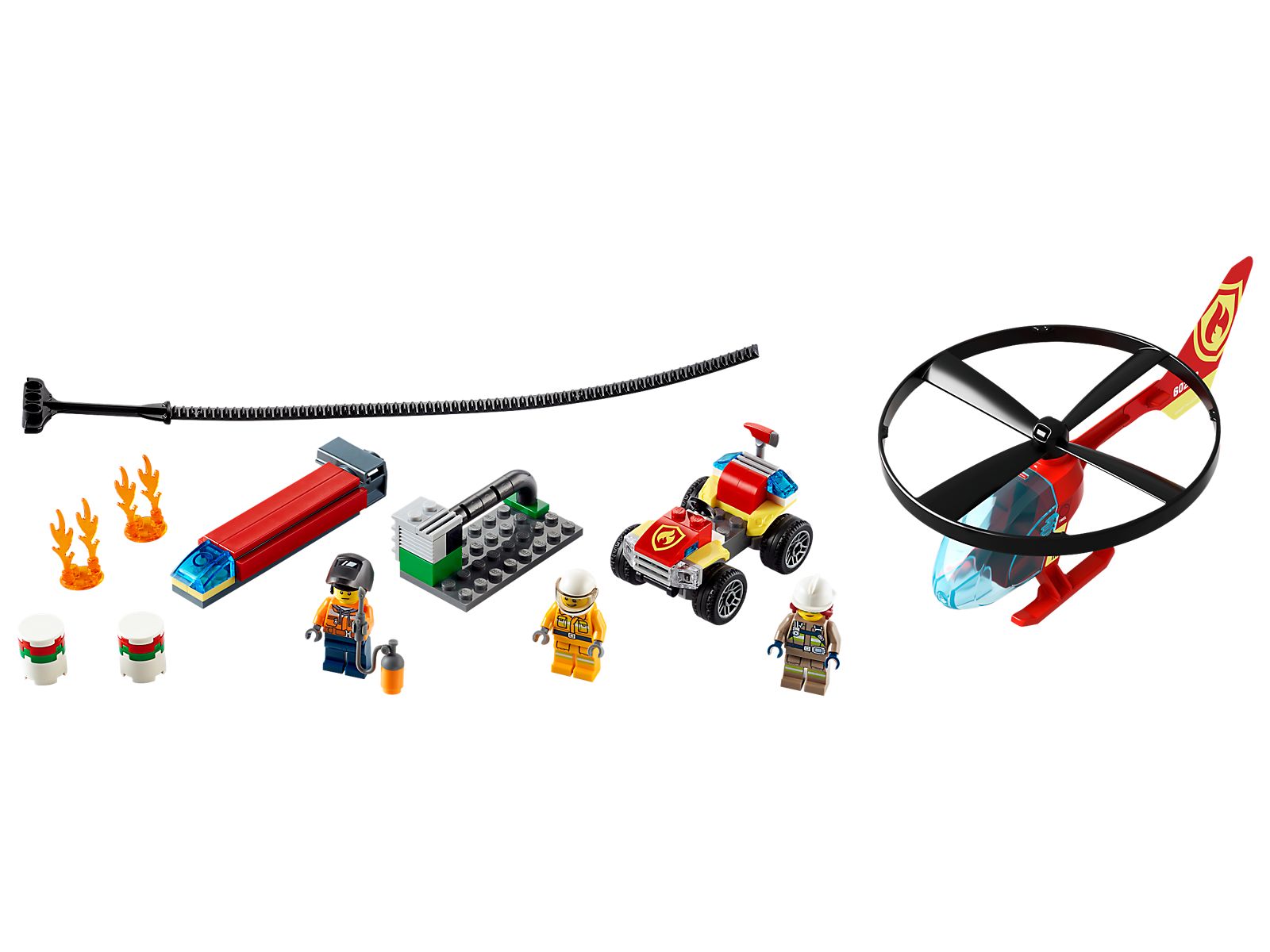 Lego Fire Helicopter Response