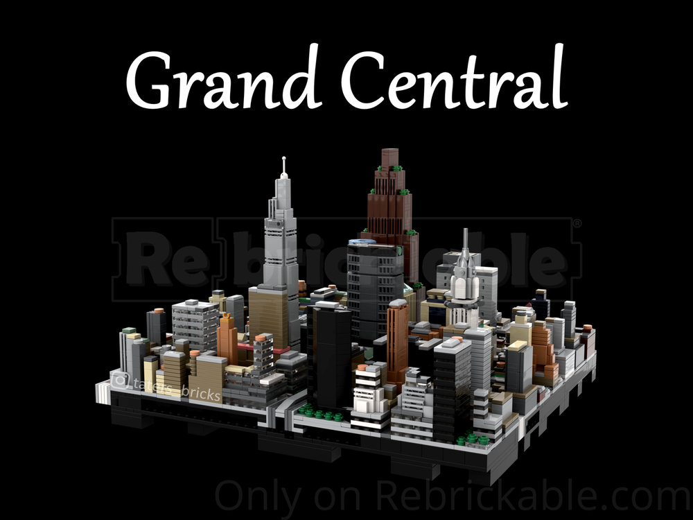 Lego Grand Central Station Area - NYC