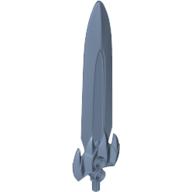 Lego Large Figure Weapon Sword, Santis / King Mathias (Series 2) / Pearl Sand Blue