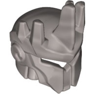 Lego Helmet with 5 Spikes / Flat Silver