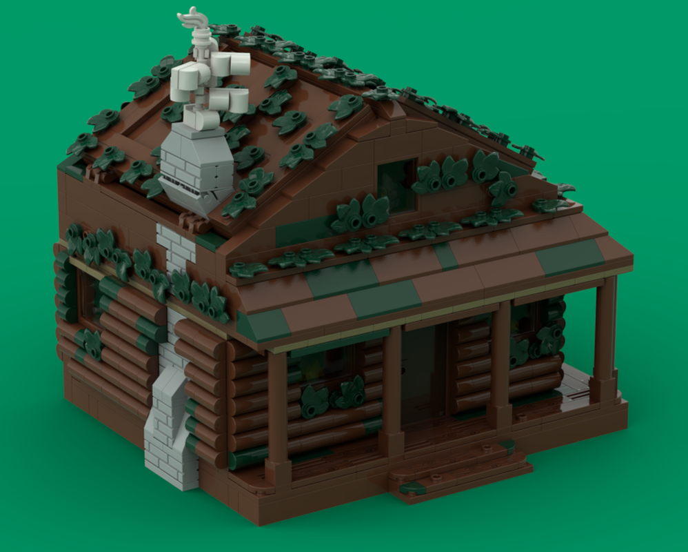 Lego YellowJackets Log Cabin