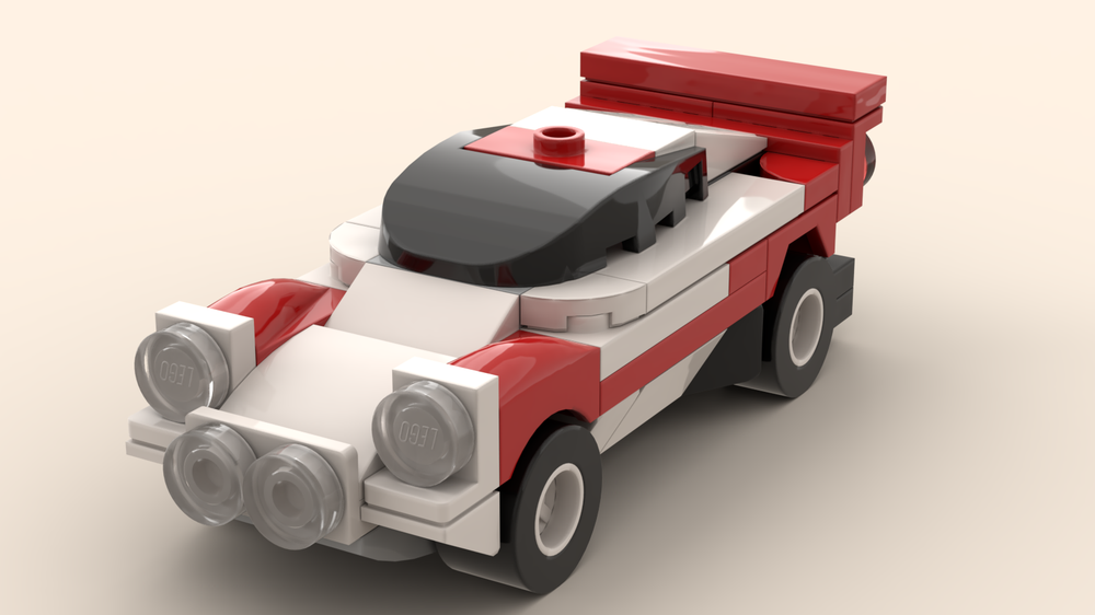 Lego Lancia Stratos Rally (microscale)