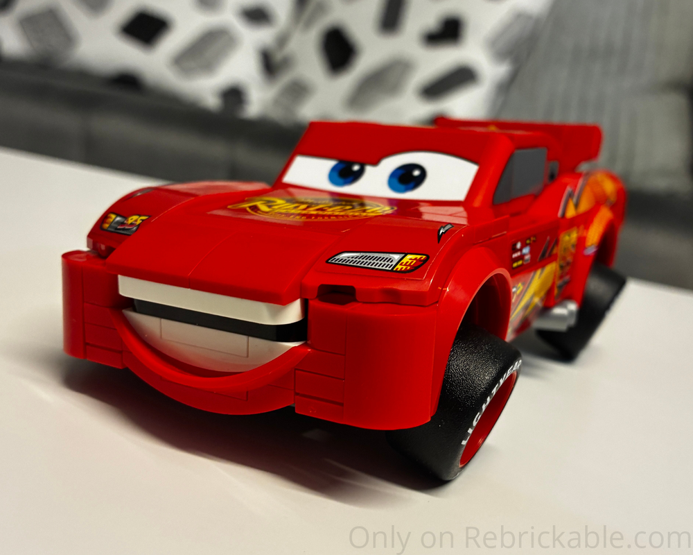 Lego Lightning McQueen Wheel & Face MOD
