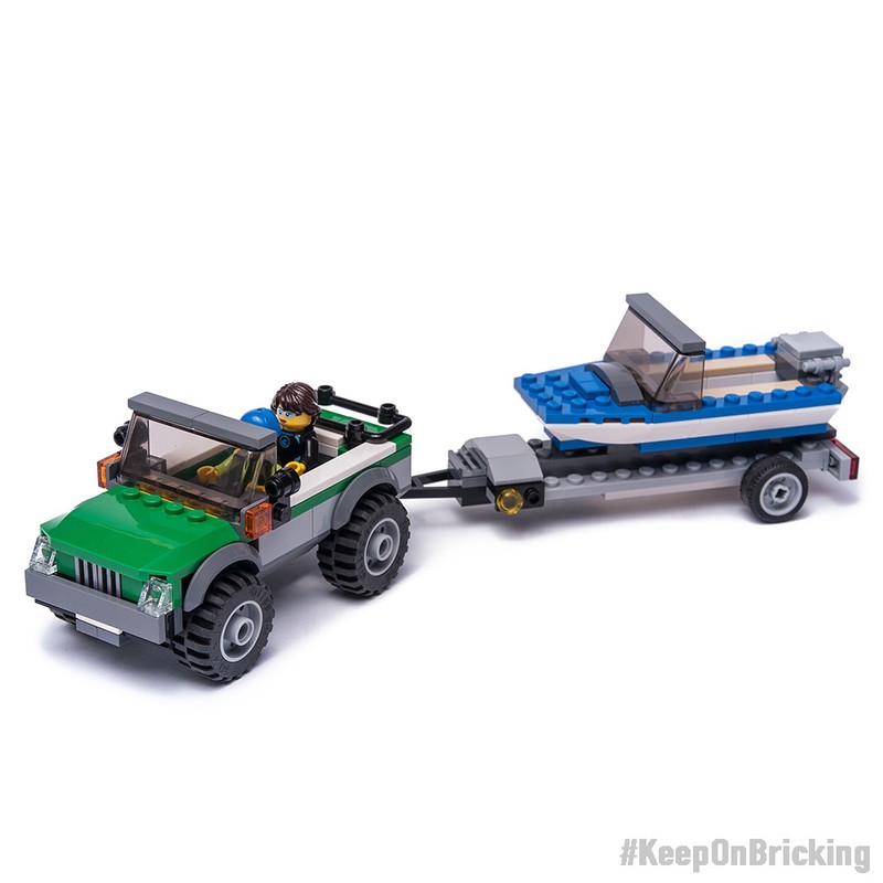 Lego 60149 4x4 & boat tow