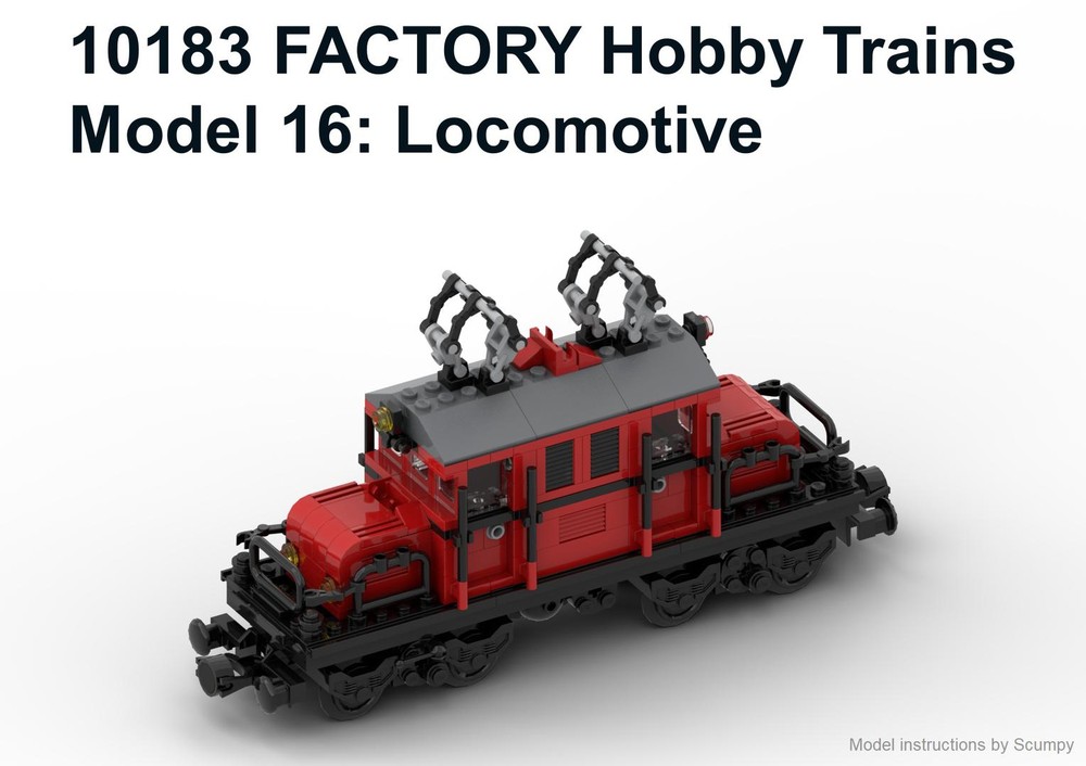 Lego 10183 Model 16: Locomotive