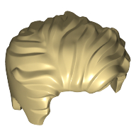 Lego Hair Swept Left Tousled [Plain] / Tan