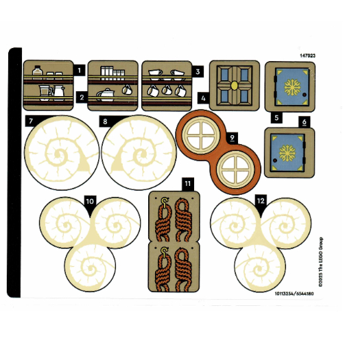 Lego Sticker Sheet for Set 75639-1