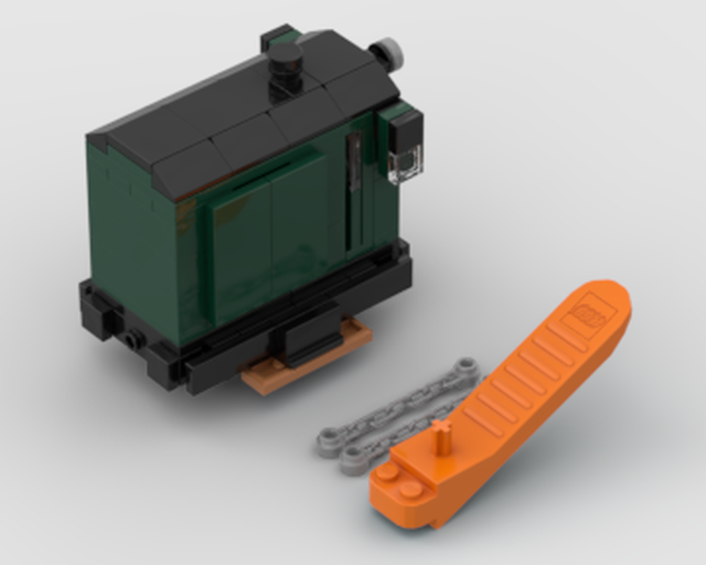 Lego Victorian Brakecoach (Green)