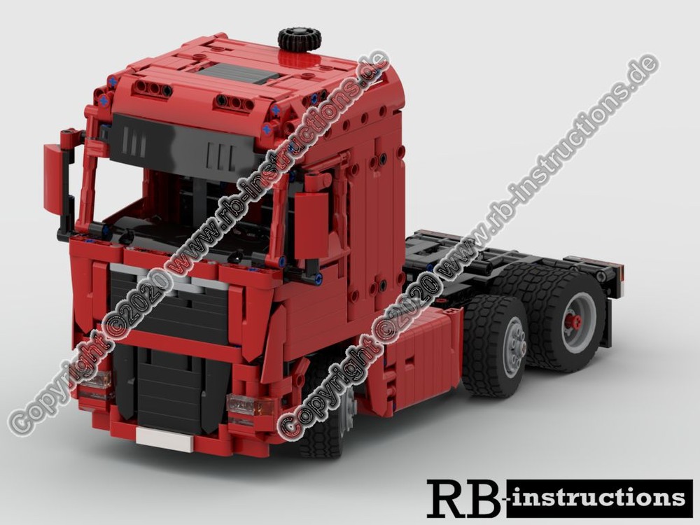 Lego Tractor unit TGX 6x2/4