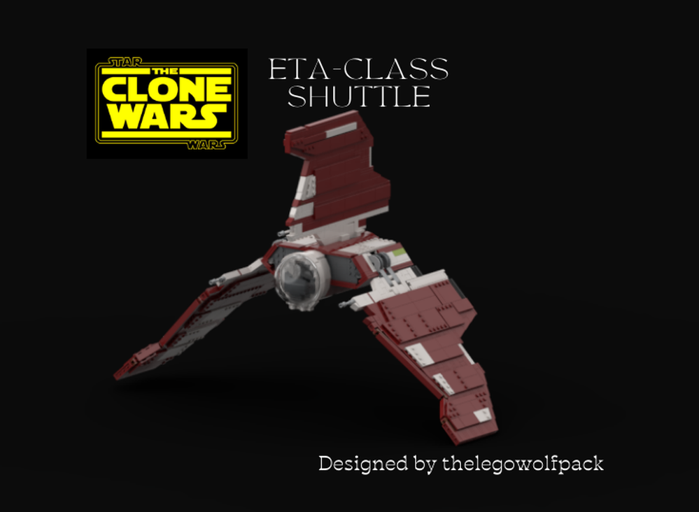 Lego Eta-class shuttle