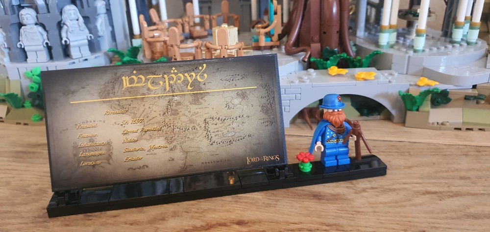 Lego 10316 Rivendell Plaque