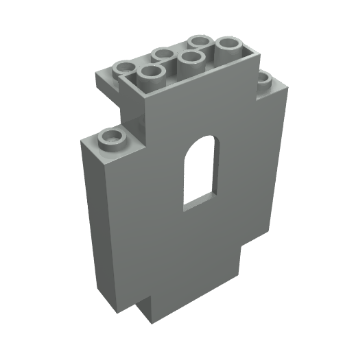 Lego Panel 2 x 5 x 6 Wall with Arched Window