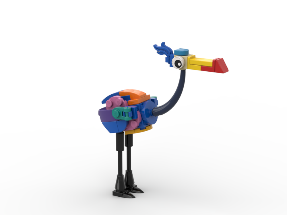 Lego 'Up' Kevin 2.0 (31150-1 flamingo modification)