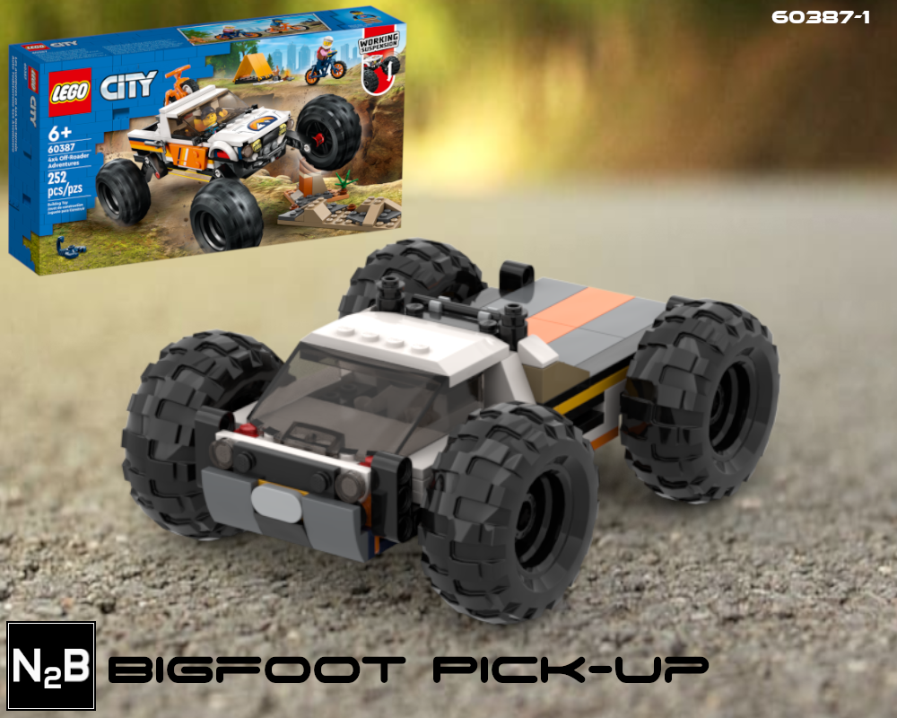 Lego Bigfoot Pick-Up LEGO 60387 alternate build 1