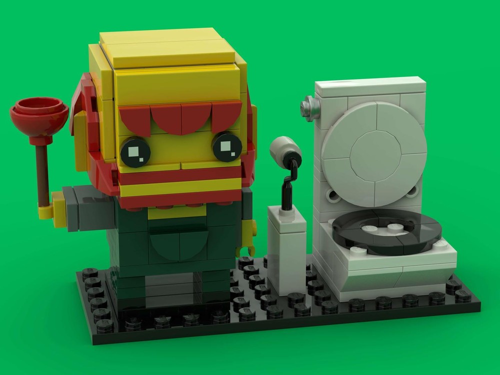 Lego Groundskeeper Willie (The Simpsons)
