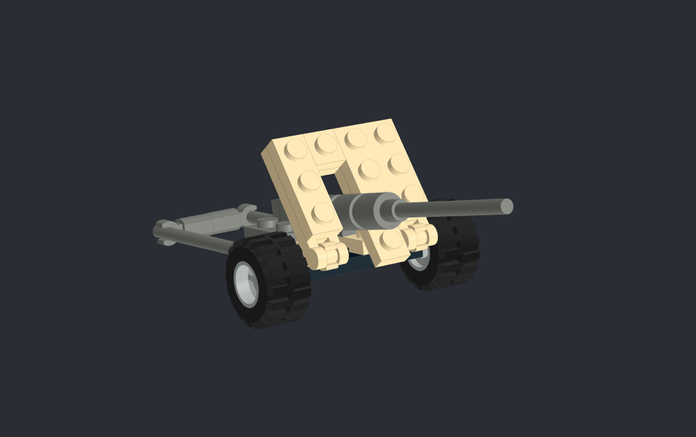 Lego Light Projectile field gun