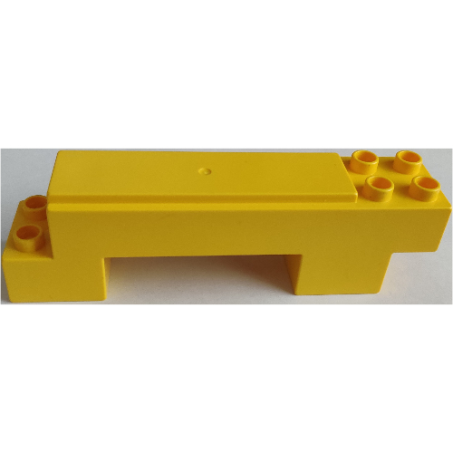Lego Duplo Road Section Straight 2 x 7 x 2 / Yellow