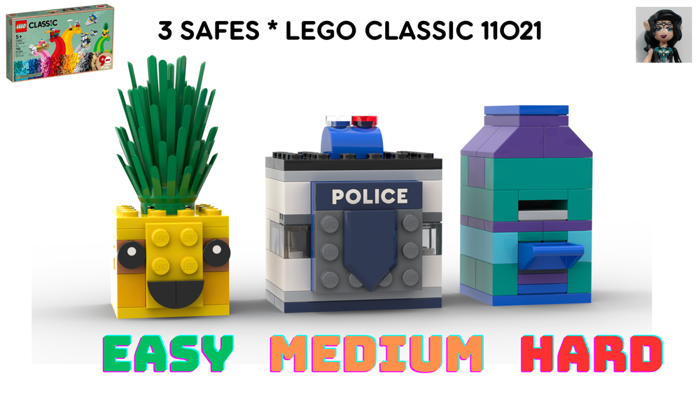Lego 11021 3 Safes