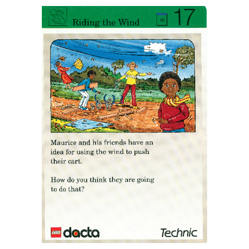 Lego Activity Card, Set 9603, Exploration 17 - Riding the Wind / [No Color/Any Color]