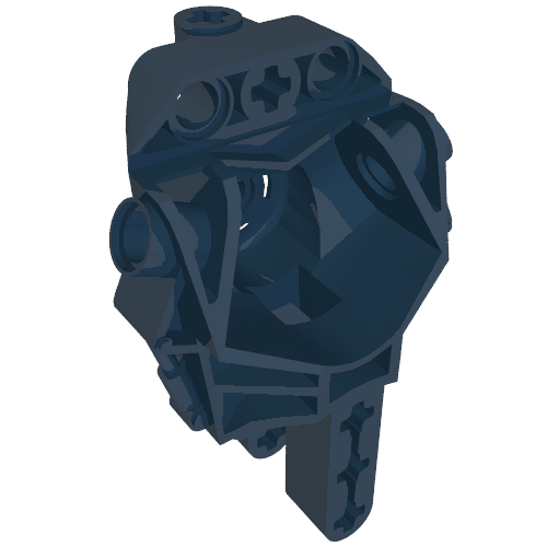 Lego Large Figure Skeletal, Torso (Toa Metru) / Dark Blue