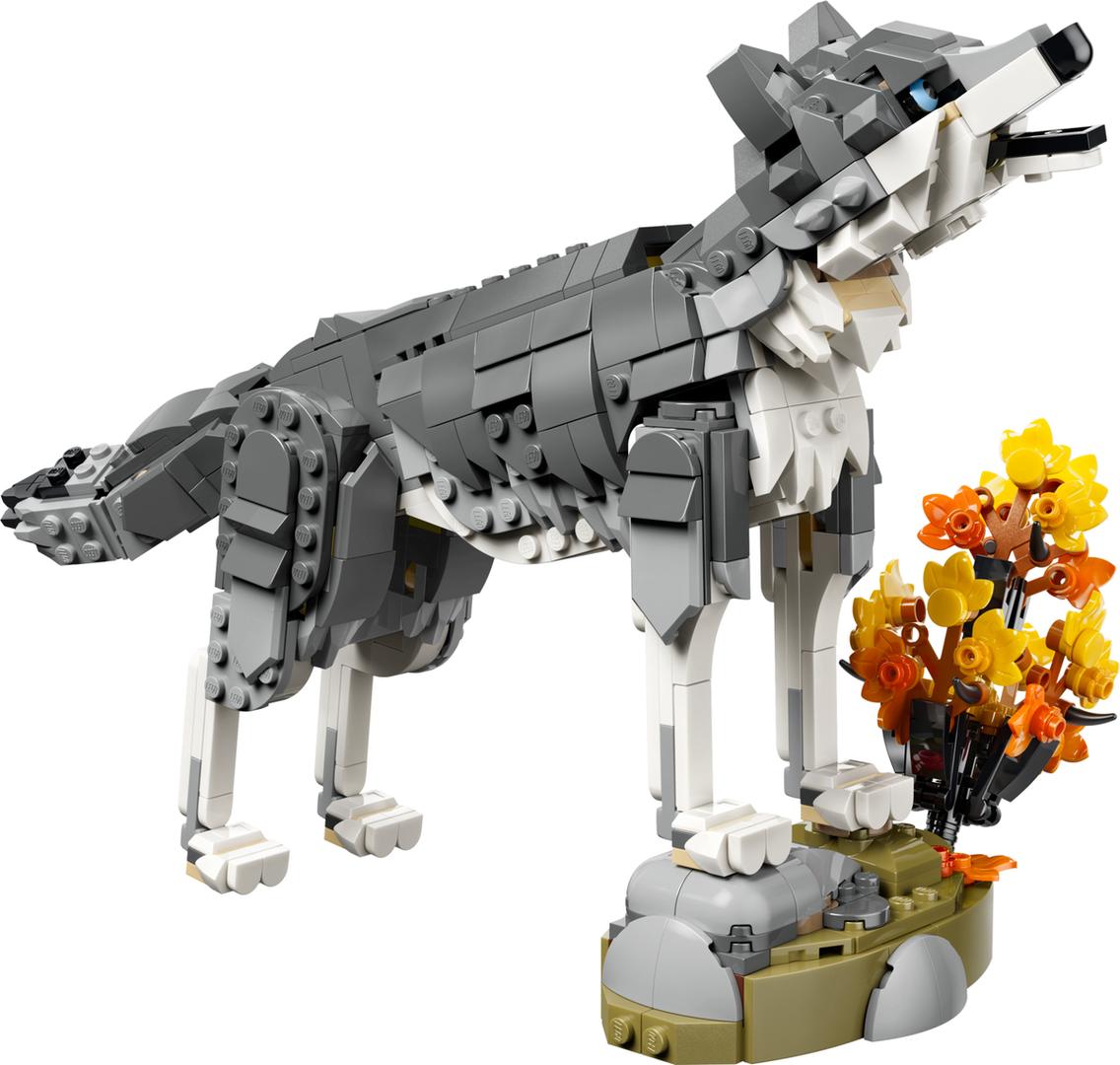 Lego Forest Animals: Gray Wolf