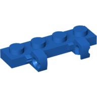 Lego Hinge Plate 1 x 4 Locking Dual 1 Finger / Blue