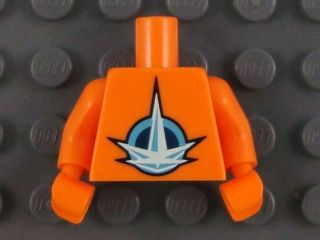 Lego Torso LEGO Universe Nexus Astronaut Pattern / Orange Arms / Orange Hands